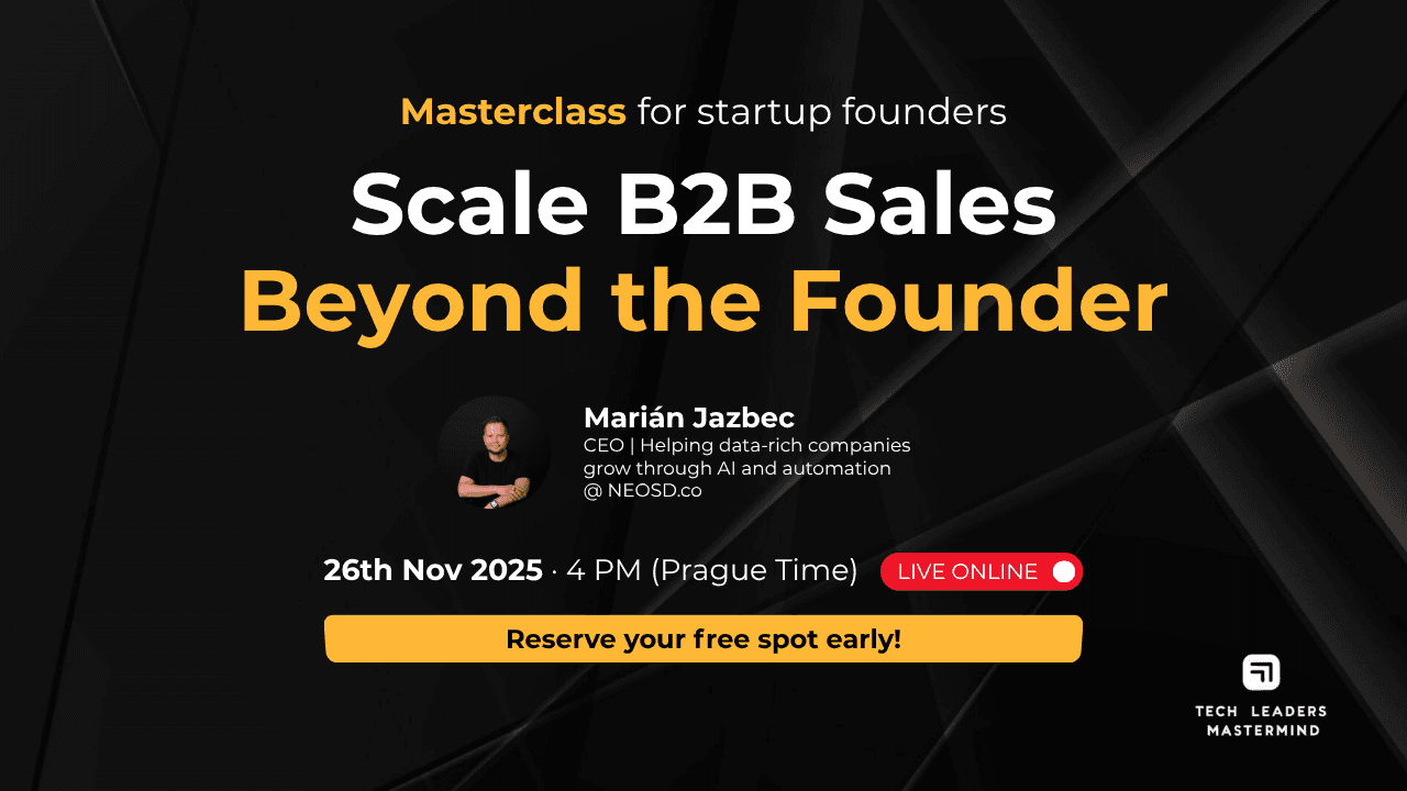 Masterclass: Scale B2B Sales Beyond the Founder